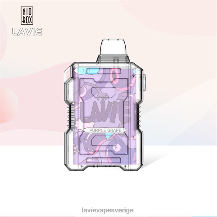 84X26192 Lavie Vape Köpa | lila druva LAVIE NIO BOX 9000 bloss